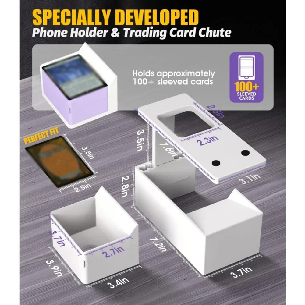 Trading Card Scan Stand For MTG Card Scanner Stand For Trading Cards With Phone Holder Game Card Scanner For Standard Accessory