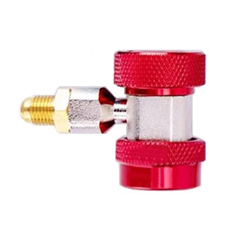 28GB アダプター R134A 空調調整可能クイックカプラーアダプター HighLow HVAC フレオンマニホールドゲージ変換