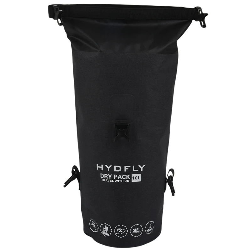 Hydfly 10L Sport Sealed Waterproof Dry Swimming Sea Beach Bag Pouch Drybag For Watersport Water Proof Pool Swim Bag