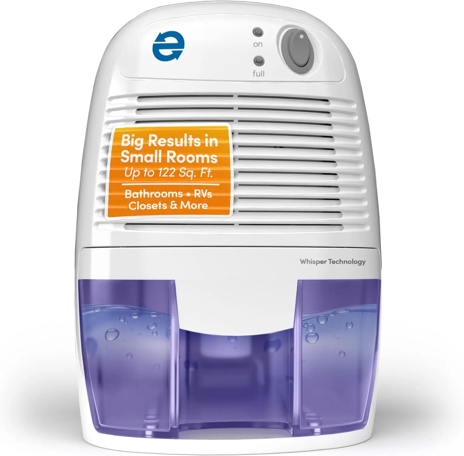 

Whisper-Quiet 16 OZ Dehumidifier with Auto Shut Off & Restart for Small Spaces Up to 122 sq ft, Compact Portable for Home, RV, Closet