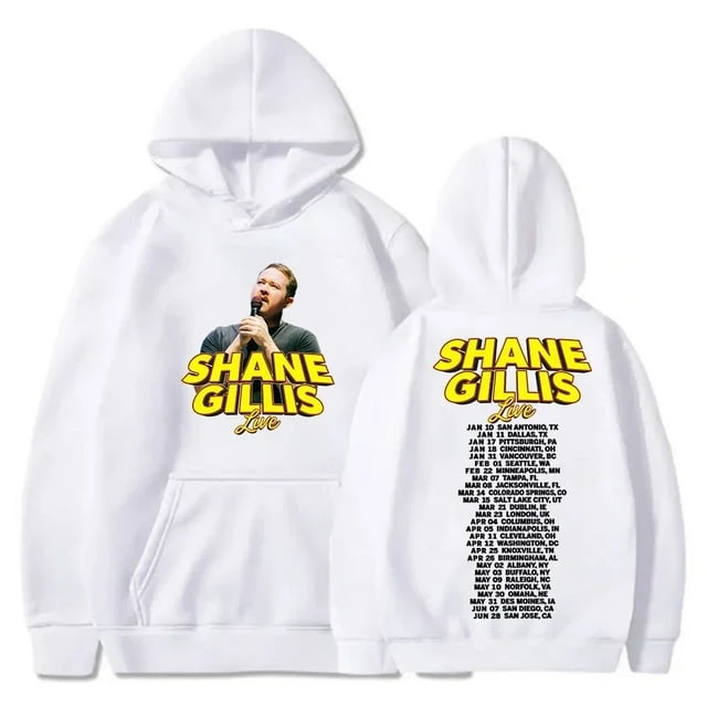 Shane Gillis 2025 Tour Dates Hoodies Cosplay Women Men Fashion Casual Long Sleeve Sweatshirts