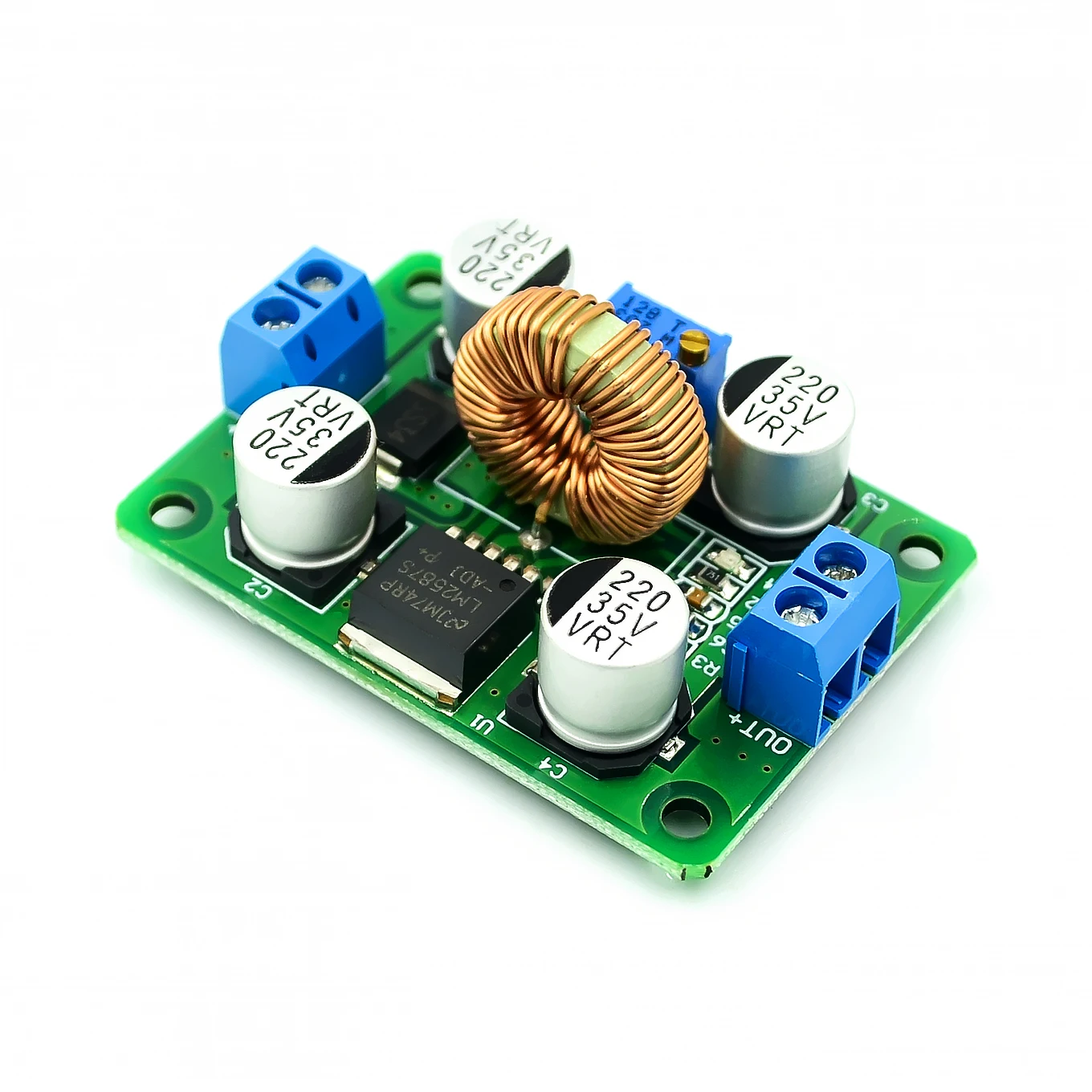 ! LM2587 DC-DC power modules boost module over lm2577 (Peak 5A) DC Step-Up Converter Module