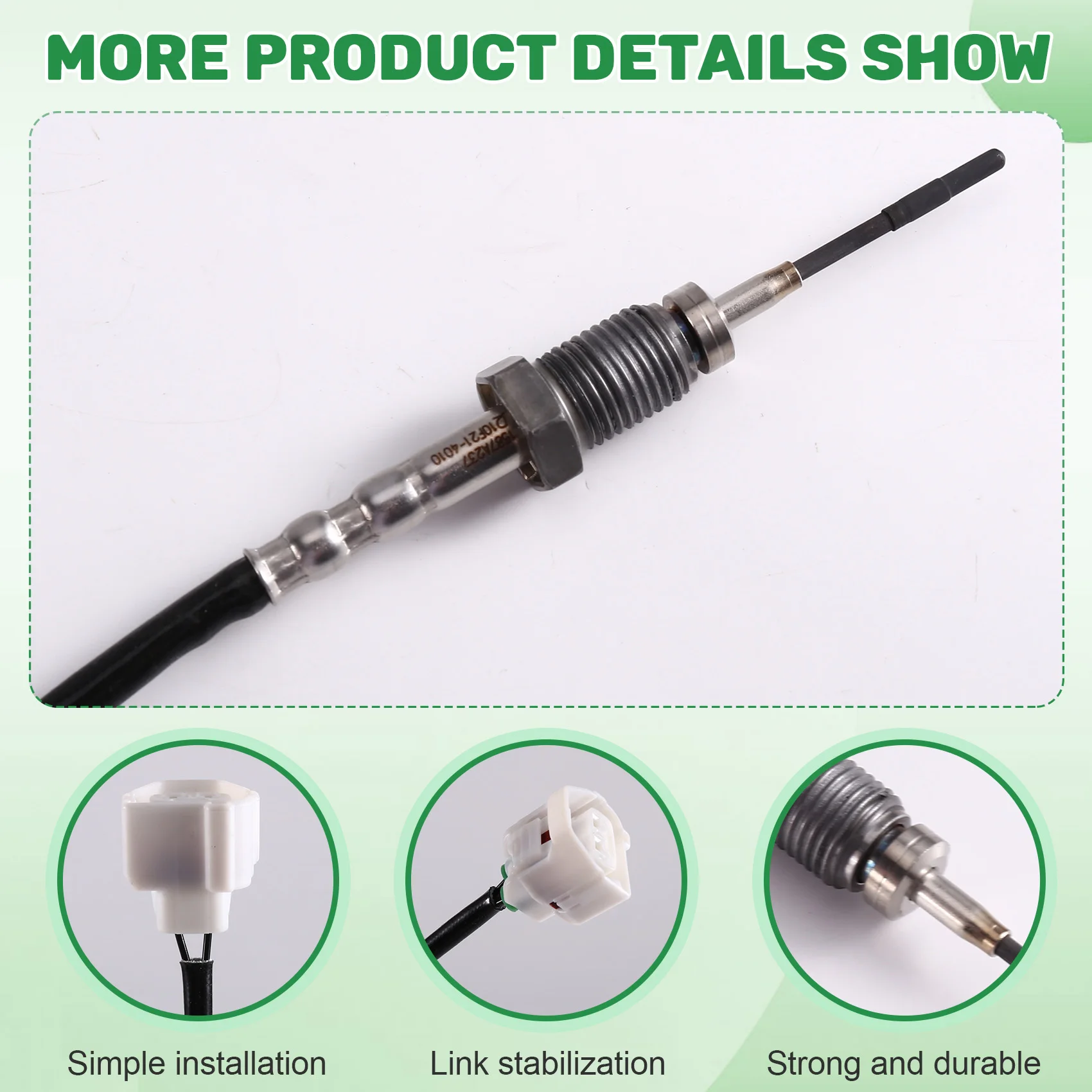 

Diesel Engine Exhaust Temperature Sensor 22630-5X00D 226305X00D Fits For Nissan Navara D40M D40T Pathfinder 2.5L-T61C