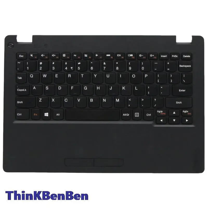 US English Black Keyboard Upper Case Palmrest Shell Cover For Lenovo Ideapad 100s 11 11IBY 5CB0K48347