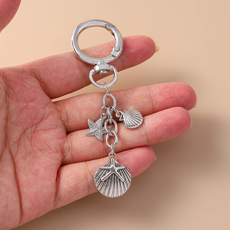 Aihua Schöne Y2K Sommer Strand Ozean Goldfisch Tintenfisch Wal Delphin Schlüsselbund Für Frauen Schlüssel Ringe Handtasche Anhänger Souvenir Geschenke – Detail 8