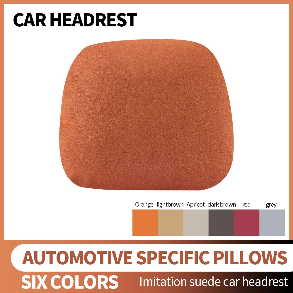 Car Seat Neck Headrest Pillow for AITO M7 M8 M9 Model High Rebound Imitation Suede Adjustable Ergonomic Auto Neck Support Pillow