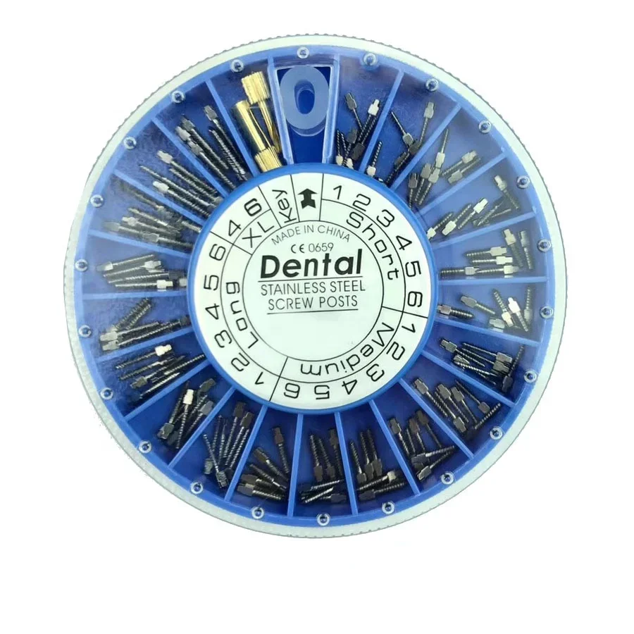 

Denta consumables Metal allergy-resistant denta root canal screw root canal retention