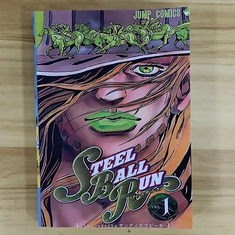 Steel Ball Run Vol.1-3 Manga Book JOJO's Bizarre Adventure Part7 Japanese Youth Comic Books English Comic Books - Image 9