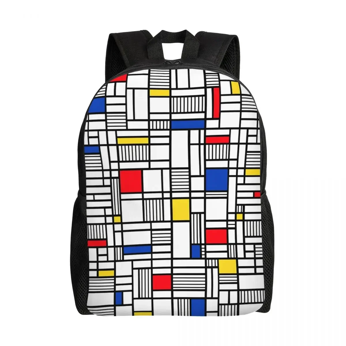 Benutzerdefinierte Karte Linien Mond Geometrische Reise Rucksack Männer Frauen Schule Computer Büchertasche College Student Daypack Taschen
