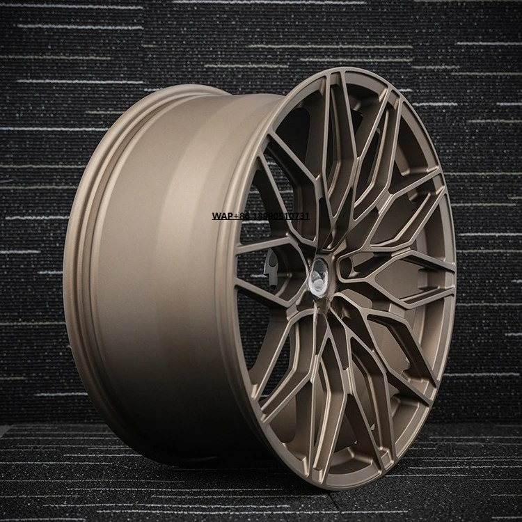 Forged Aluminium Alloy Wheel Hub-Multi-Spoke Polished Design Bolt Pattern New Universal Fitment for Retrofit/Upgrade