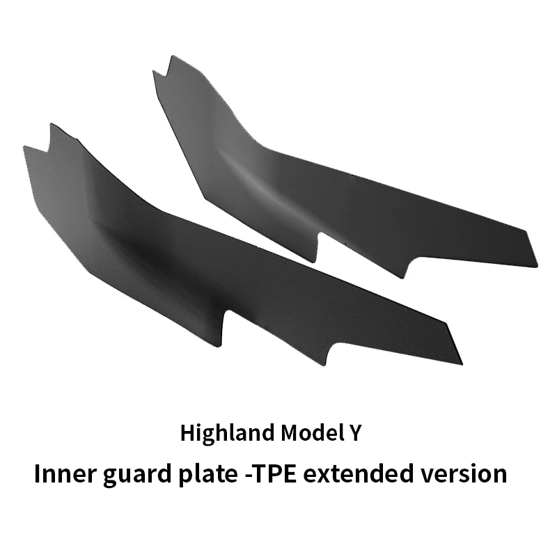 For Tesla 2025 Model Y Center Console Two Side Panel Anti Kick Pad Protector TPE Cover plate extended version