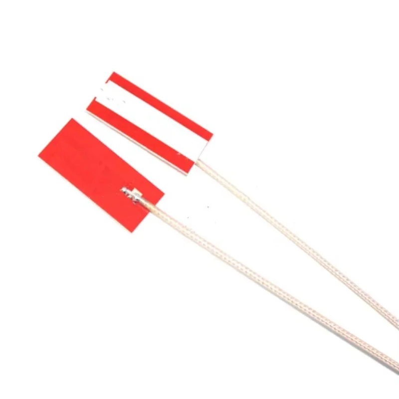 2pcs 2.4G 5.8G dual-band antenna RG178 silver-plated wire MMCX interface 5G WiFi built-in omni directional PCB board