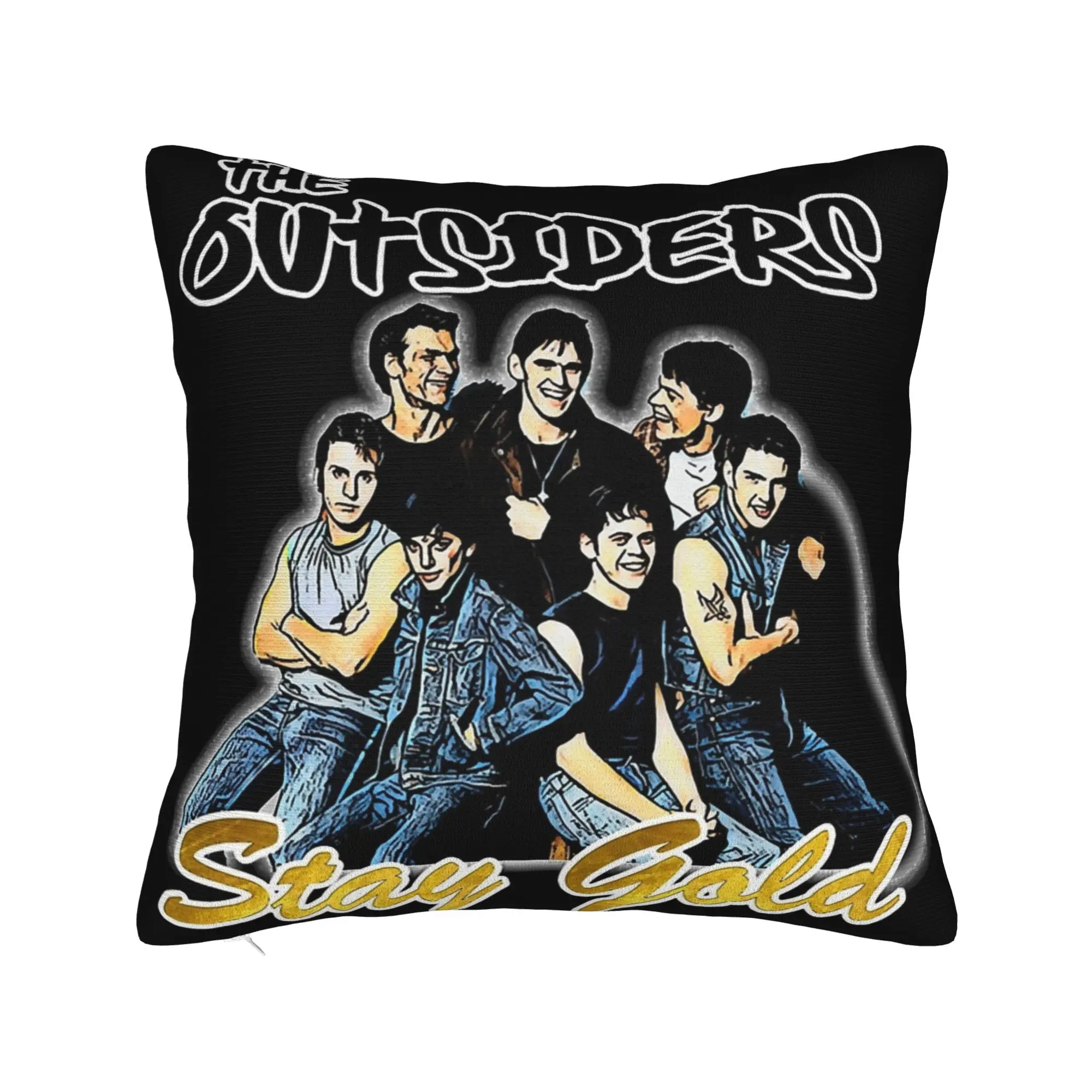 Decorative Pillow Cover The Outsiders Movie Stuff Seater  Throw Pillow Case Cover Drop Shipping Multi-Size