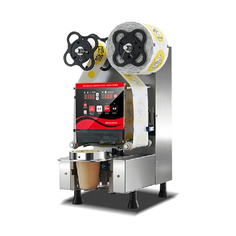 저렴한 컵 씰링 기계 포장 스테인레스 스틸 95 90 구경 버블티 실러