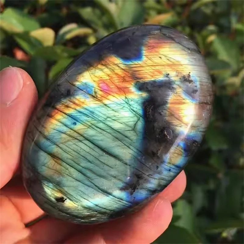 Оптовая продажа, натуральный кристаллический целебный камень, смешанный драгоценный камень, блестящий лабрадорит произвольной формы, лабрадорит, пальмовый камень, 1 шт.