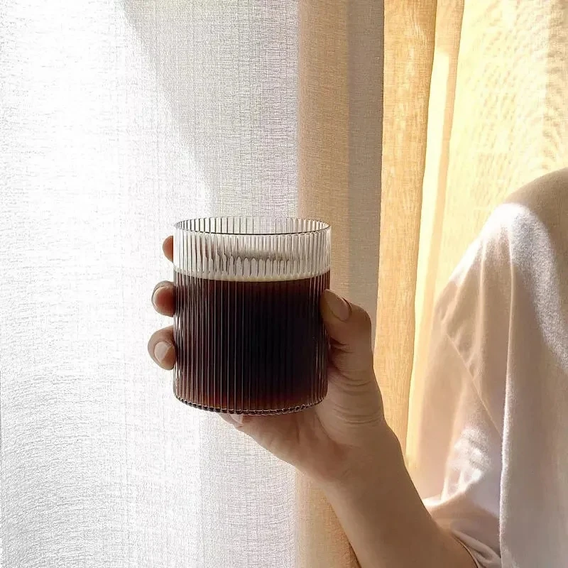 1/2/4 stücke 300 ml Glas Tasse Transparent Wasser Tee Milch Saft Tassen Tasse Wärme-beständig Kaffee Becher drink Cup Home Hotel Liefert