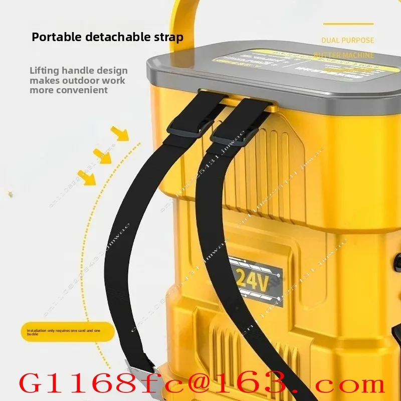 Excavator 24V Oiling Machine Rechargeable Lithium Battery High-voltage Fully Automatic Artifact