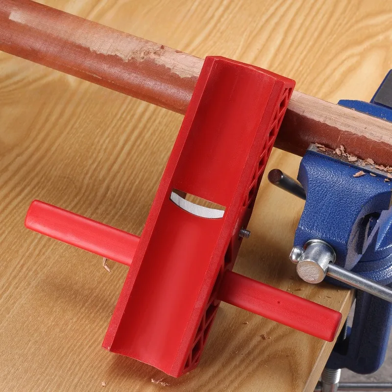 JUSTINLAU Portable and Detachable Old-fashioned Hand Pushed Woodworking Planer with Edge Trimming and Concave Woodworking Planer