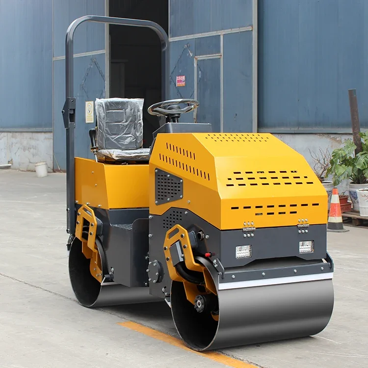 Performance 500kg 1000kg Walk Behind Double Drum Road Roller