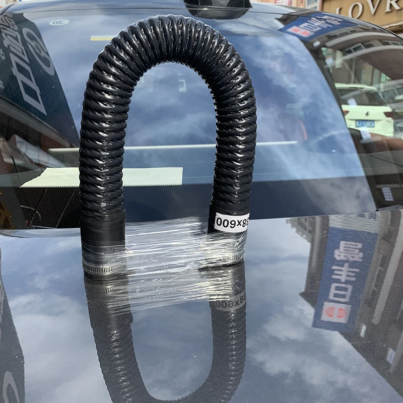 Manguera Flexible de silicona Universal de todos los tamaños, tubo de radiador de tubo de entrada de aire y dos abrazaderas, Joiner de goma de