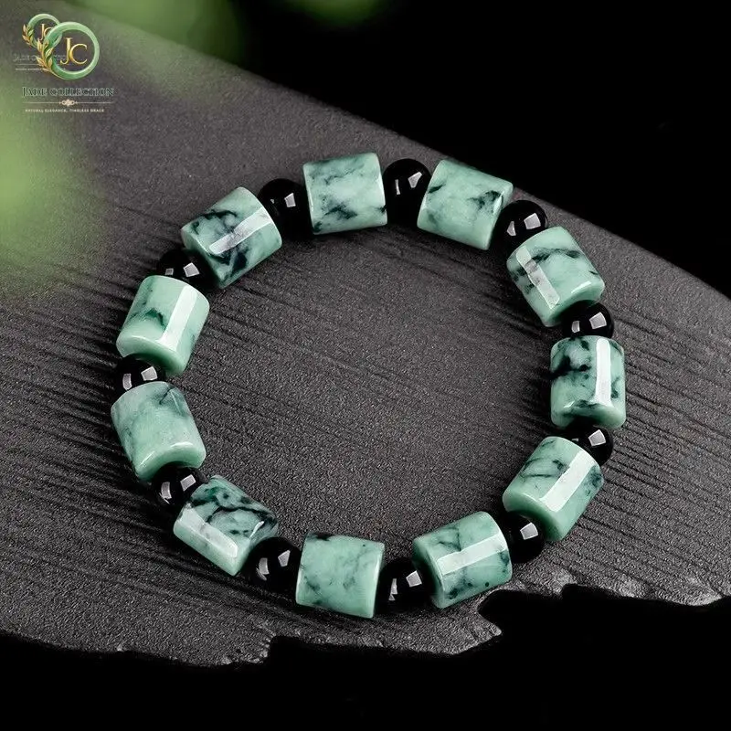 Natural Myanmar Jadeite Ice Floating Jade Bracelet Men Women Healing Gemstone Fine Jewelry Genuine Grade A Burma Jade Bracelets