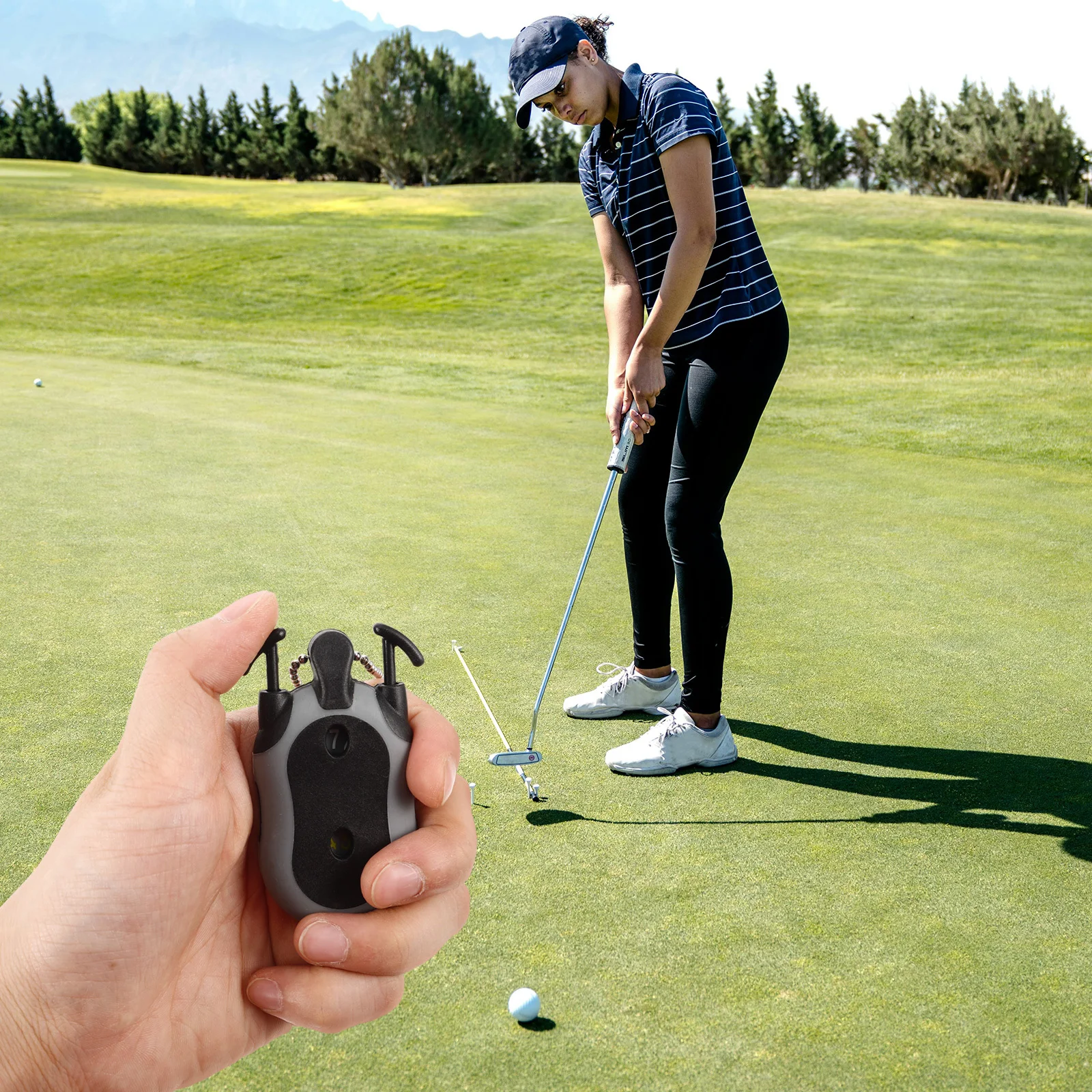 

Portable Golf Score Counter Compact Lightweight Outdoor Golf Stroke Counter Clicker Scoring Device for Men Women Golfing