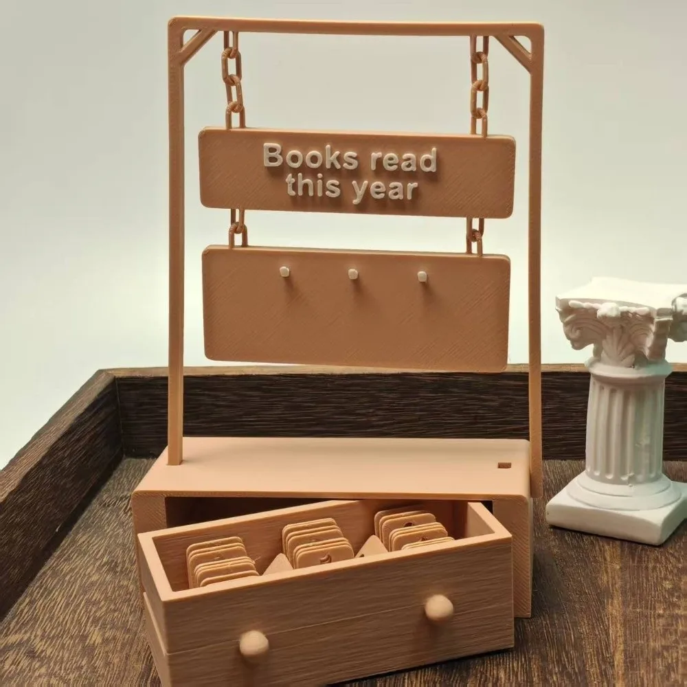 

Hanging Book Counter with 30 Number Tags Plastic Book Counter Library Management Tool for Shelf Organization