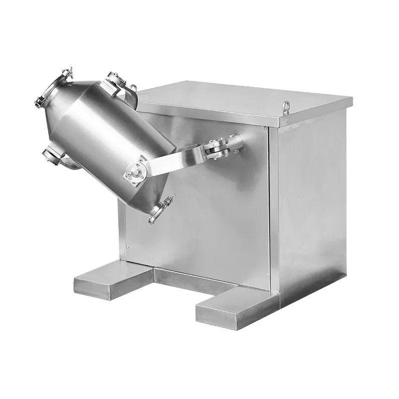 Mixing Machine Three Dimensional Powder Granules Mixer 3d Rotating Drum Powder Blender Mixer