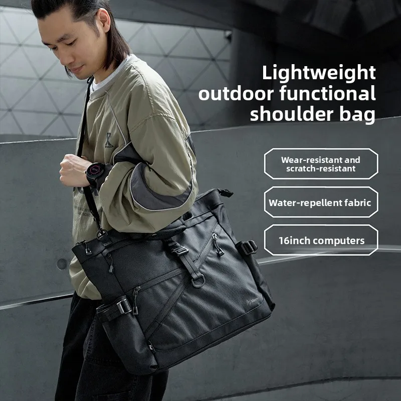 

Busin Мужская сумка для путешествий, сумка через плечо, 16-дюймовая сумка для ноутбука 2018, мягкая бычья ткань, повседневная