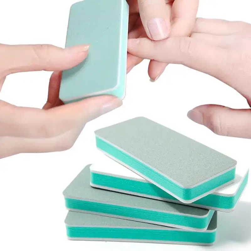 10Pcs Dual-Sided Nail Buffing Blocks Professional Nail Care Multi-Functional Polishing Tools For Beauty Salon Shine Enhancing