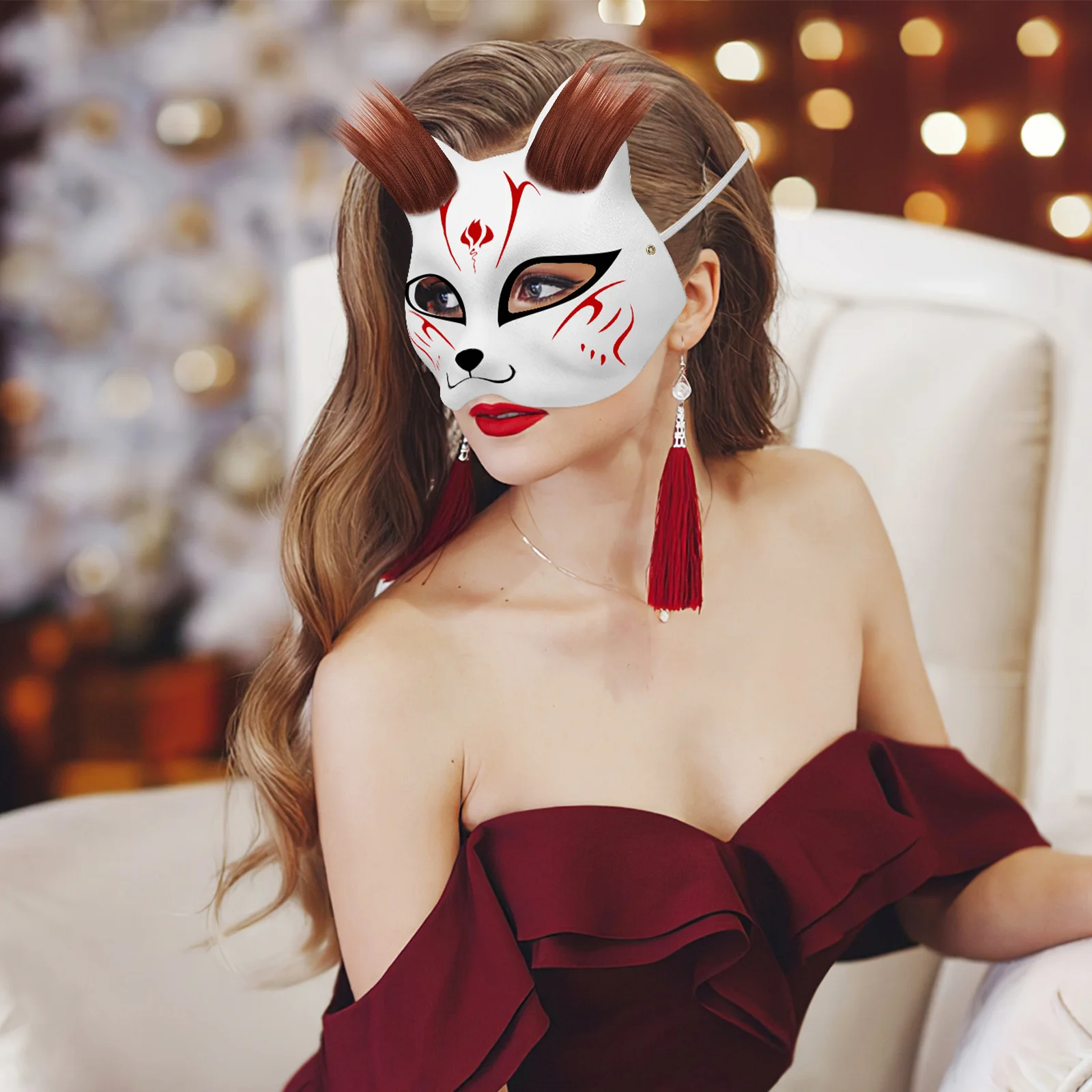 

4Pcs Artificial Ribbon Faux Soft Comfortable Strip for Sewing Decoration Craft Long Home Fabric Accessory Faux Ribbon