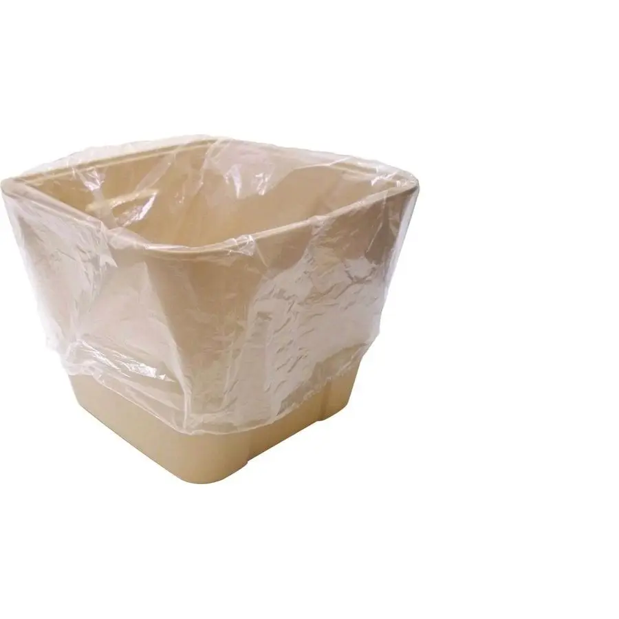 

Вкладыш для ведерка для льда, 13 x 13 x 6 дюймов, прозрачный, с изоляцией, 2000 штук в коробке для отелей и мотелей