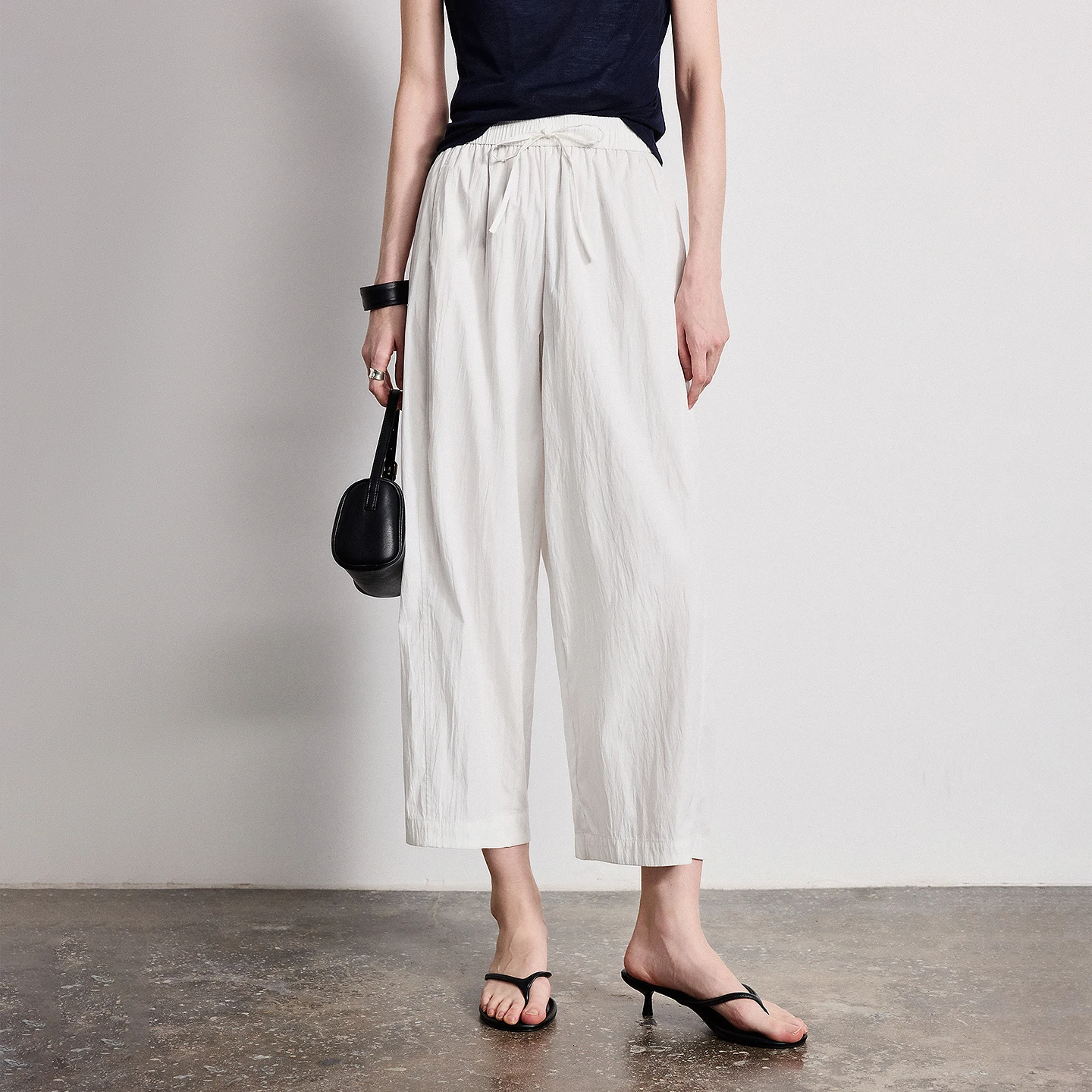 Women's Balloon Pants: Wrinkle-Resistant Wide-Leg Casual Trousers