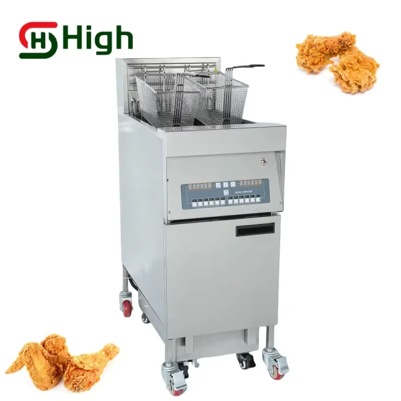 2026 Commercial Chips Fryer Professional Auto Lift-up Open Fryer Automatic Basket Frymaster with Cheap Price