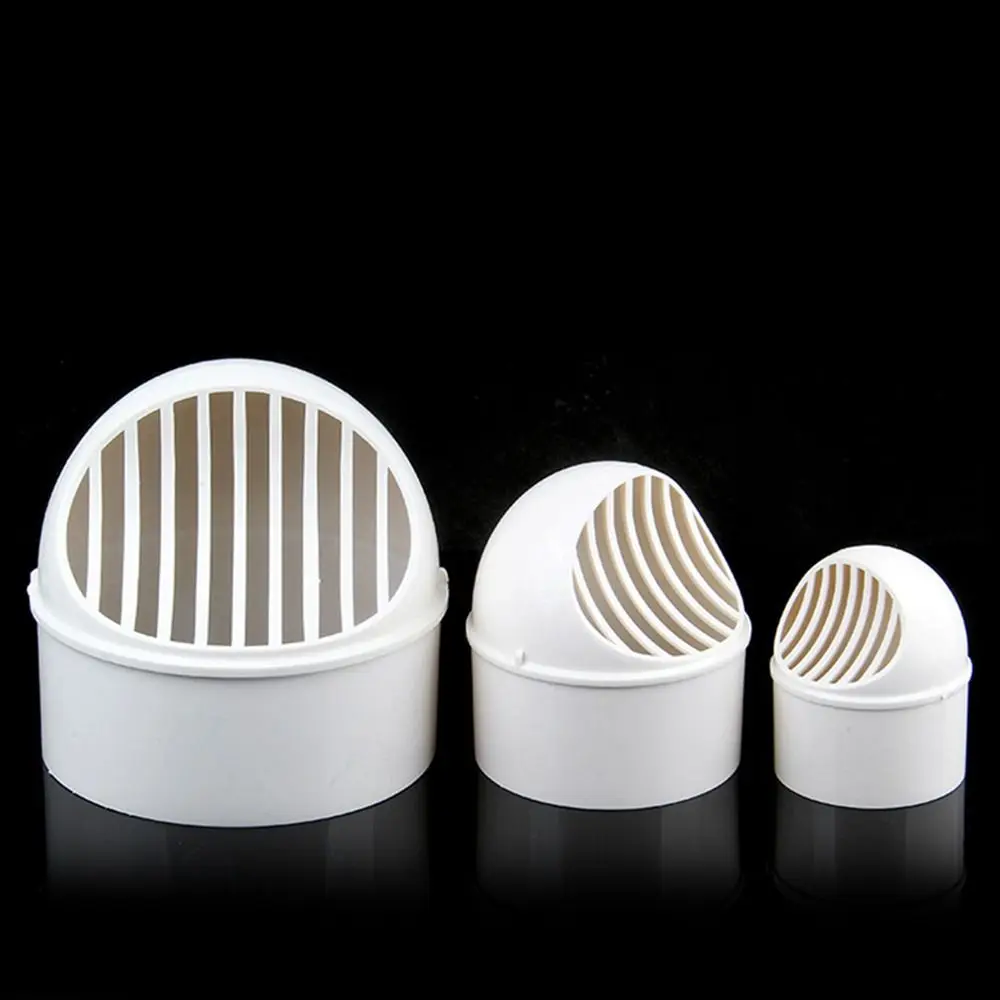New PVC Air Vent Half Spherical White Ducting Ventilation Vent Cap Wall Ceiling