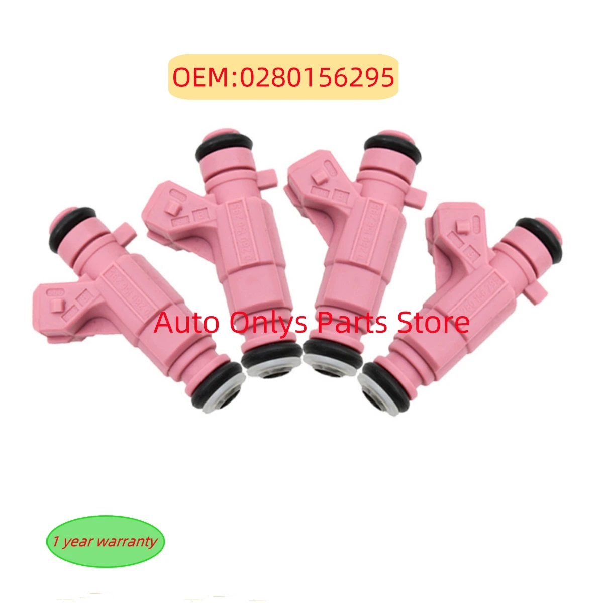 4pcs 0280156295 Fuel Injector Nozzle 1984H2 9662210980 For Peugeot 206 207 SW Hoggar 2010-On For Citroen C3