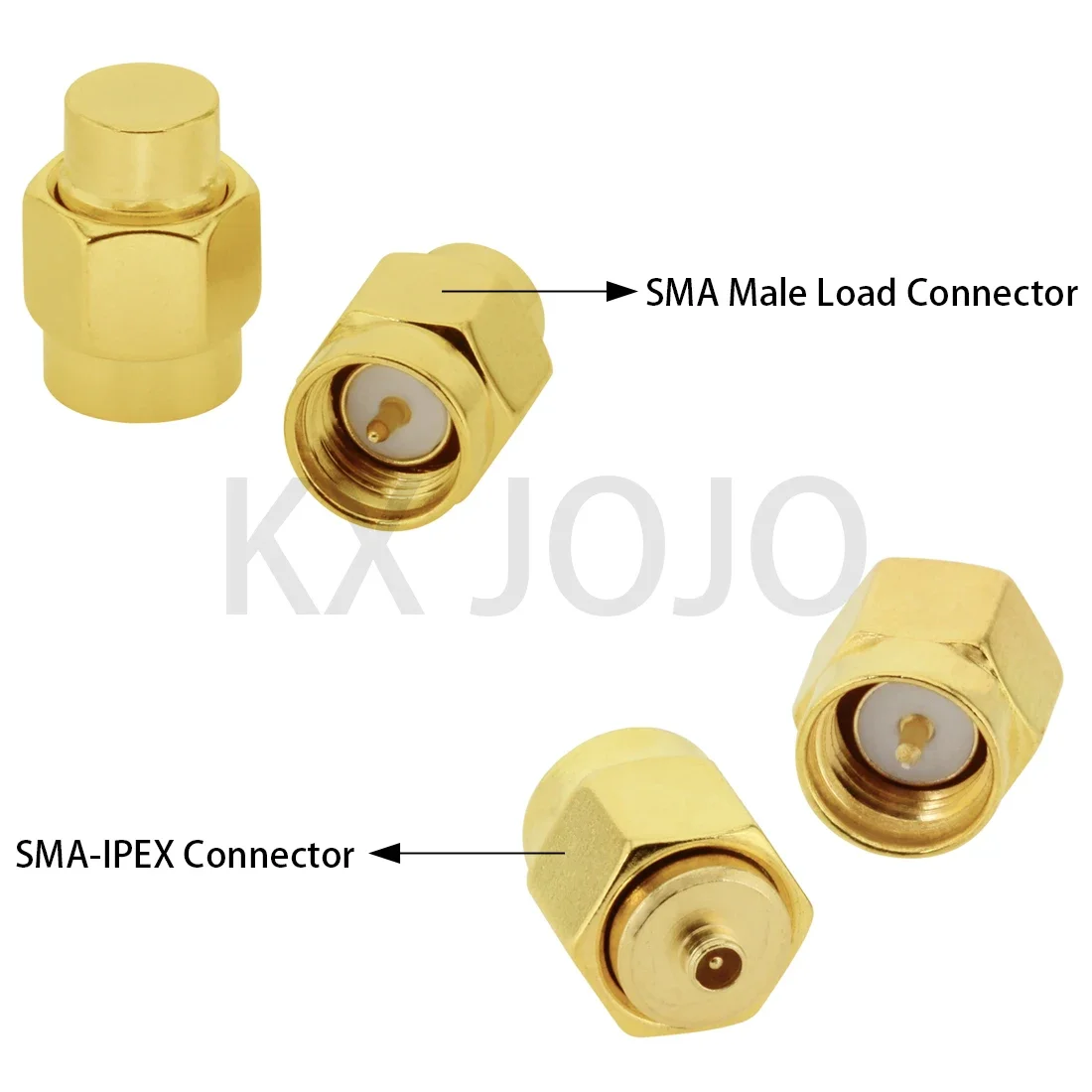 SMA Male DC-6GHz 50 Ohm Coaxial Connector SMA Male Load/SMA to IPEX-1 Goldplated Cap Accessories