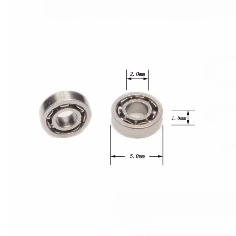 10pcs Handpiece Dental bearing S682 2x5x1.5mm 440C stainless steel bearings 50000rpm no heating 2*5*1.5 mm