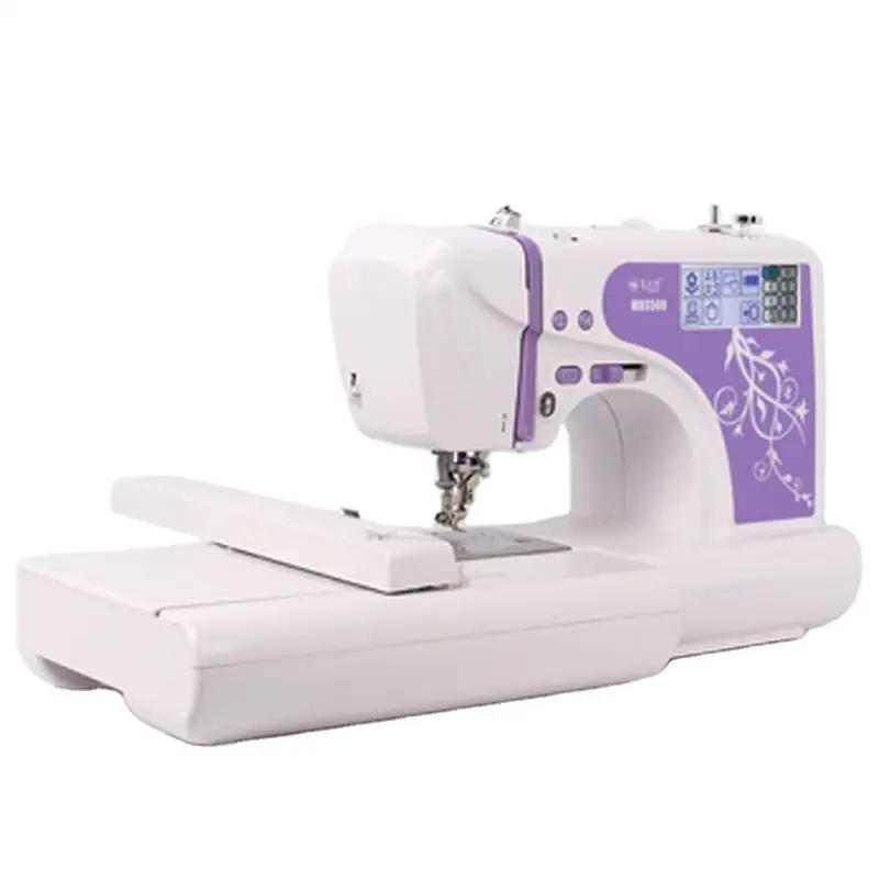 

Beginners Automatic Computerized T-shirt logo Label Home Small Sewing Embroidery Machine Household