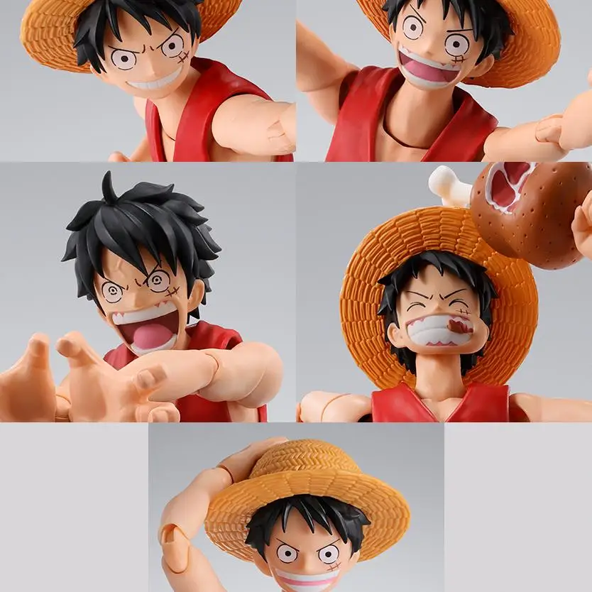 Bandai-Figurines d'action S.H.Figuarts SHF, One Piece, Monkey D Luffy, Romance Foster, Anime, Modèles de jouets, Collection de jouets, Cadeau pour enfant, Original