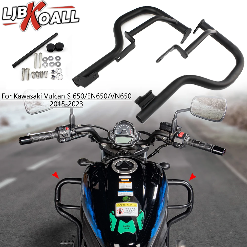 Motorcycle Highway Engine Guard Crash Bar For Kawasaki Vulcan S 650 EN650 VN650 EN VN 2015-2024 2023 2022 Bumper Fall Protection