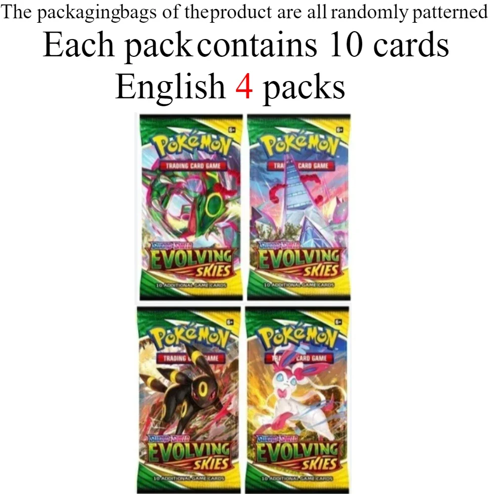40/360 Stuks Doos Pokemon Kaart Scarlet & Violet Prismatische Evolutions Engels Booster Battle Carte Trading Collection Kaarten game card