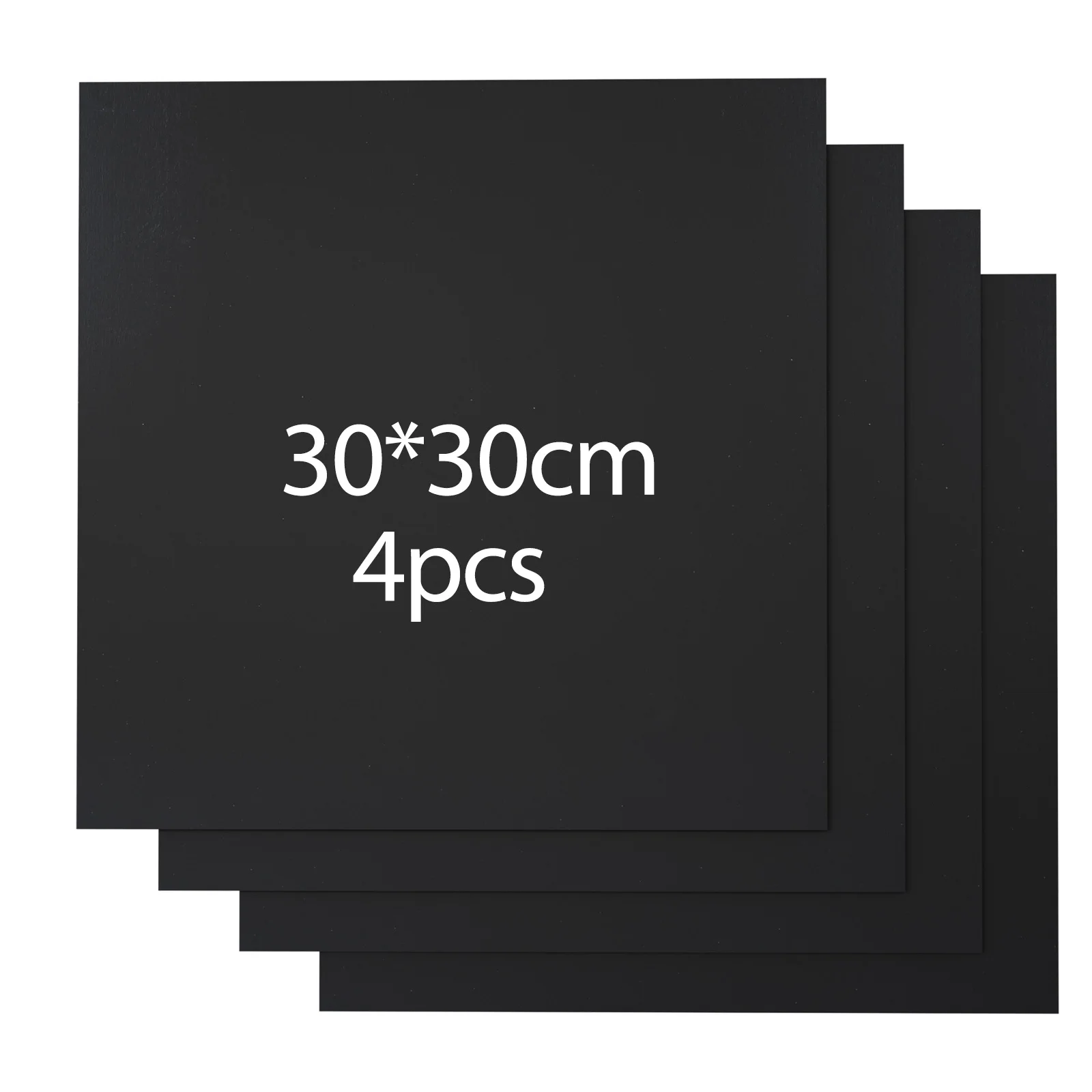 

4 шт., 3 мм, 30x30 см, безкрасочная красочная фанера для изготовления моделей, лазерная резка, гравировка, технология обработки черного цвета