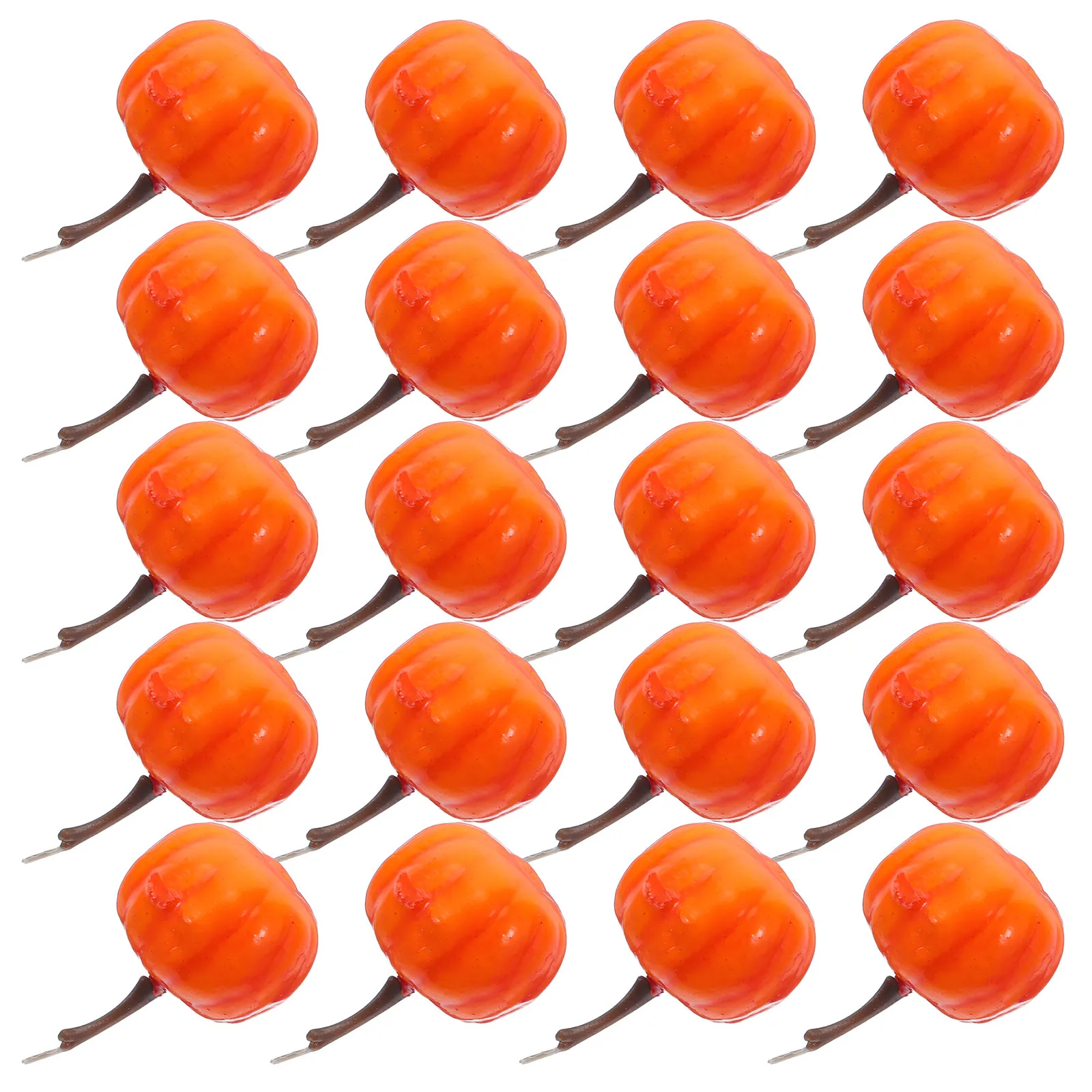 48Pcs Mini Artificial Pumpkins Foam Realistic Simulation Seasonal Fall Harvest Decor Halloween Thanksgiving Centerpiece