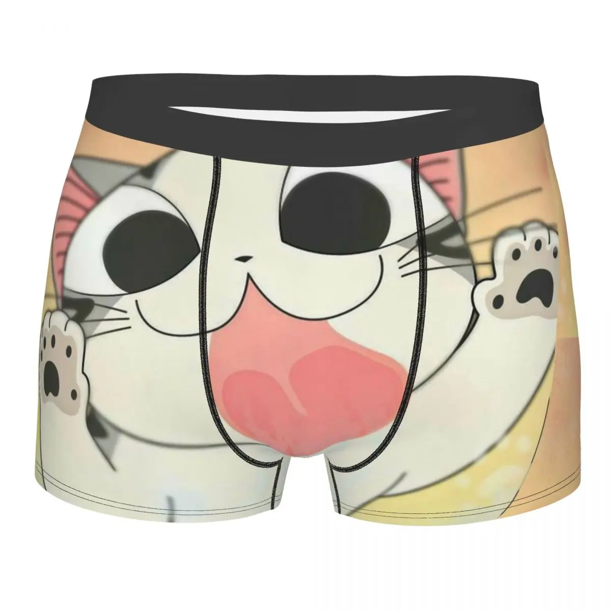 Chis Sweet Home Chi The Cat Underpants Cotton Panties Men's Underwear Comfortable Shorts Boxer Briefs