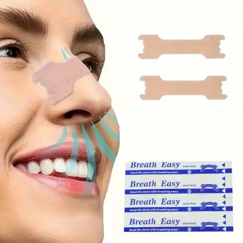 

30pcs Breath Nasal Strips Right Aid Stop Snoring Nose Patch Good Sleeping Patch Product Easier Breath Sleep Aid Decive