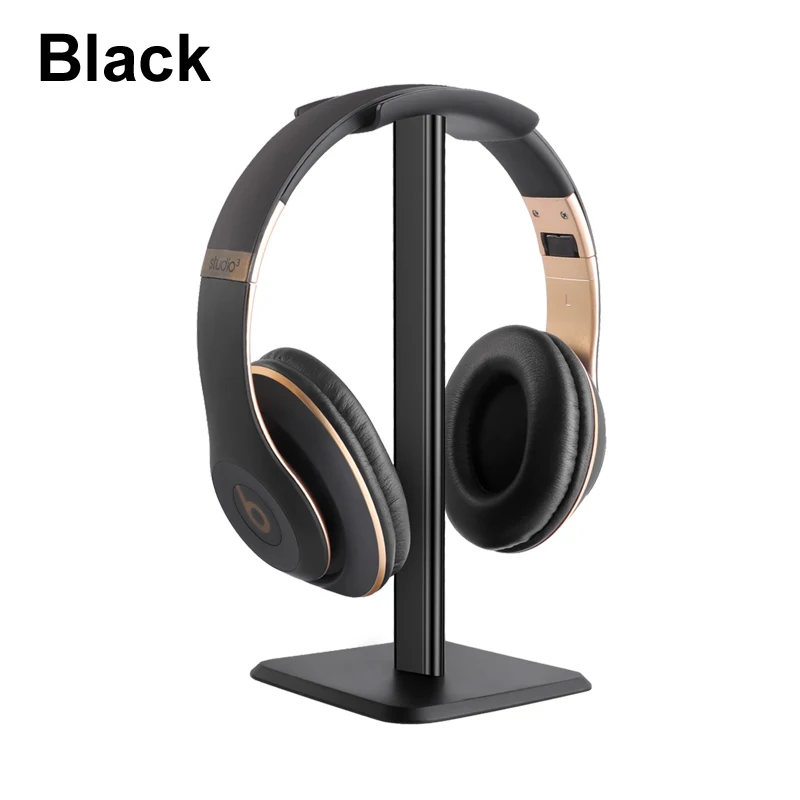 Black/Sliver Aluminum Headset Holder EarPhone Desktop Stand Headphone Stand Rack Blutooth Earphone Hanger PC Gaming Accessories