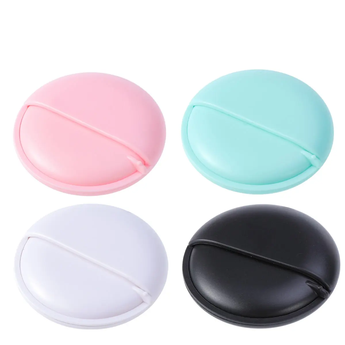 6Pcs Travel Round Medicine Box Portable Seal Storage Container Rotary Opening for Camping Fishing Outdoor Emergency Organizer