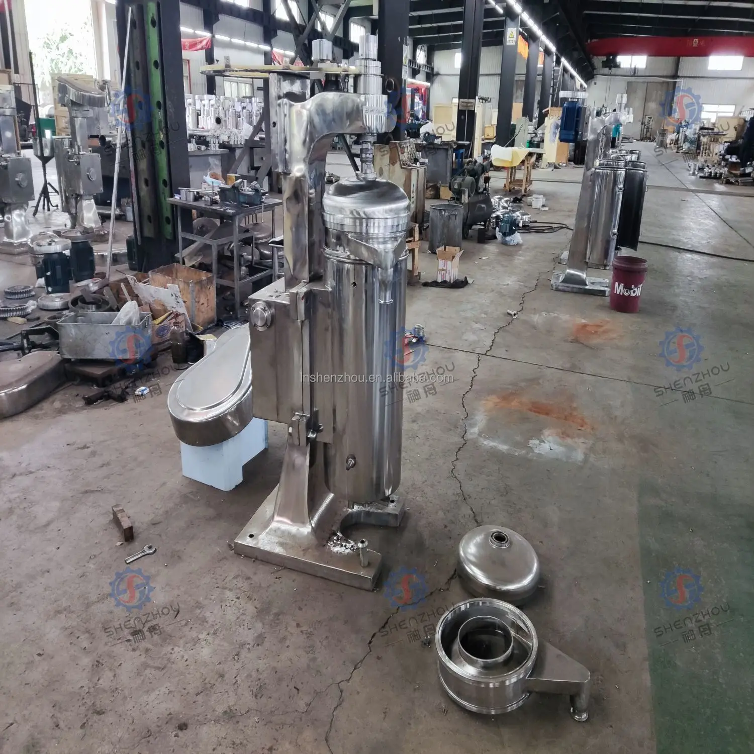 Centrifuga tubolare automatica a ciotola ad alta velocità per la separazione dell'olio di cocco nell'industria alimentare