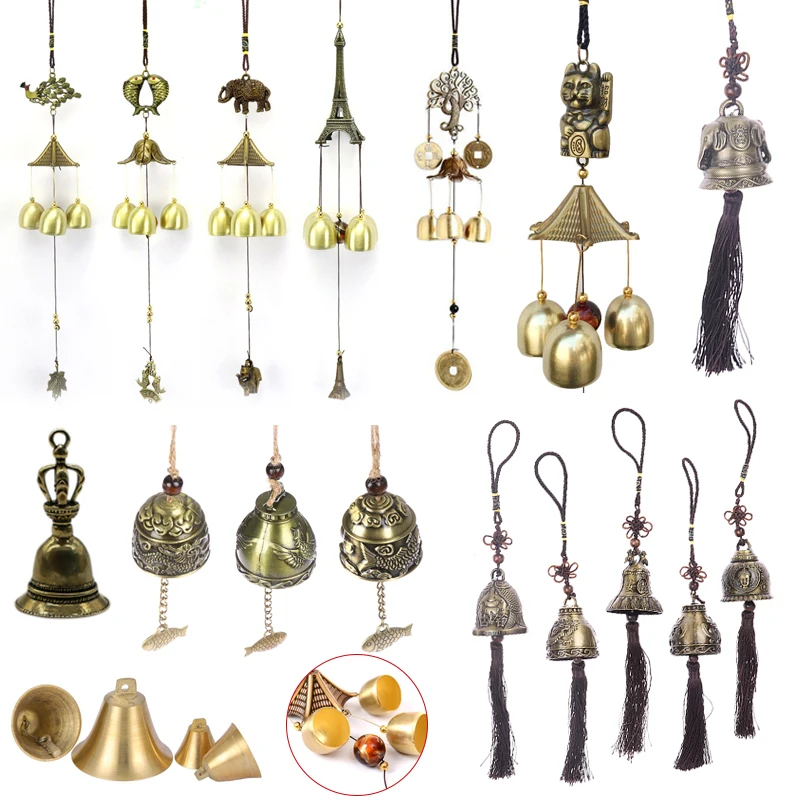 1Pc Blessing Luck Feng Shui  Bell Grazing Copper Bells Large Thickened Cattle Sheep Antique Bells Animal Prevent The Loss  Bells